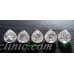 5 x lead crystal balls crackle glass chakra prism beads mobile suncatcher 20mm   173439837698